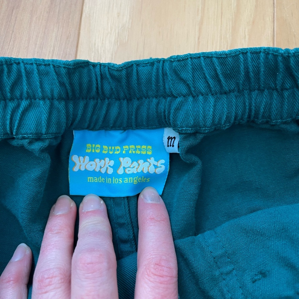 Big Bud Press Work Pants Hunter Green M - Picture 3 of 4
